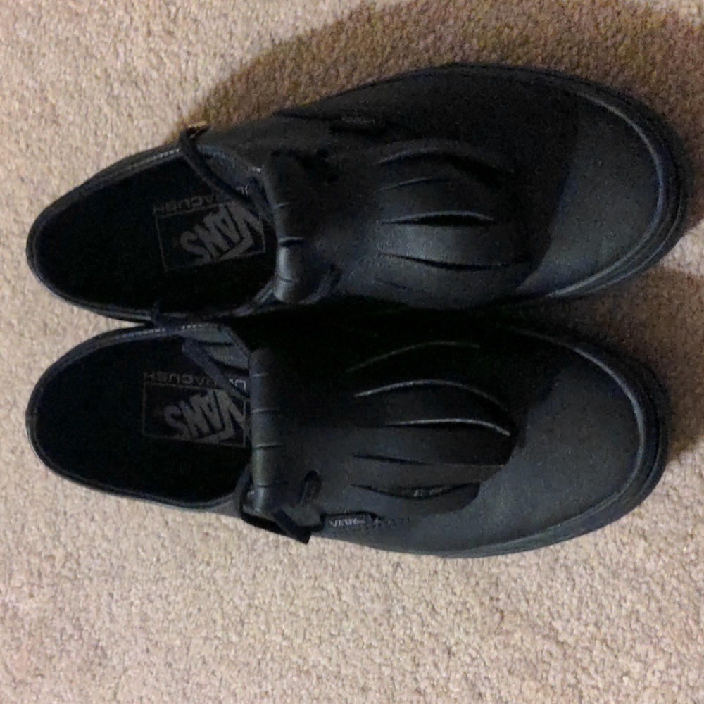 All Black VANS